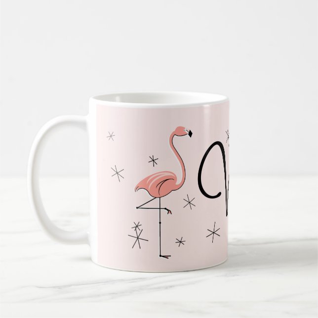 Flamingo Rosa 'VIP' mugg (Vänster)