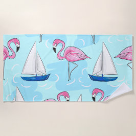 Flamingo Sailboat Preppy