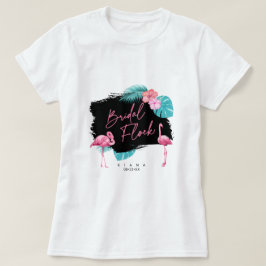 Flamingo Sängkammarbröllop Flock ID930 T Shirt