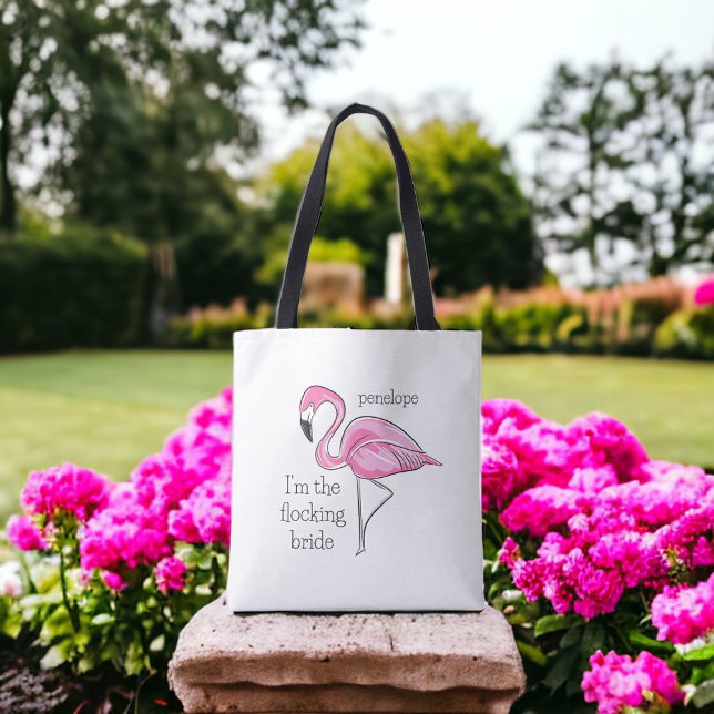 Flamingo Sängkammarbrud Jag är den Flockande Brude Tygkasse (Skapare uppladdad)