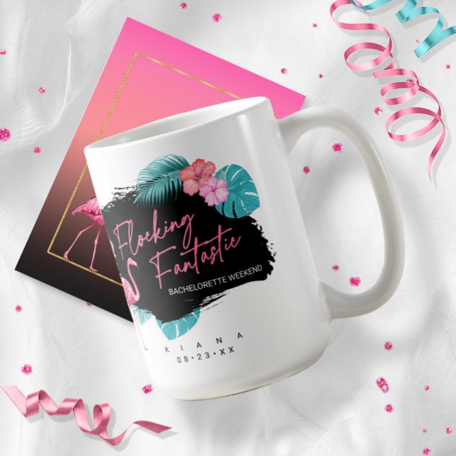 Flamingo Sängkammarflockning Fantastisk V2 ID930 Kaffemugg (Skapare uppladdad)