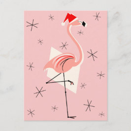 Flamingo Santa Rosa porträtt Helg Vykort