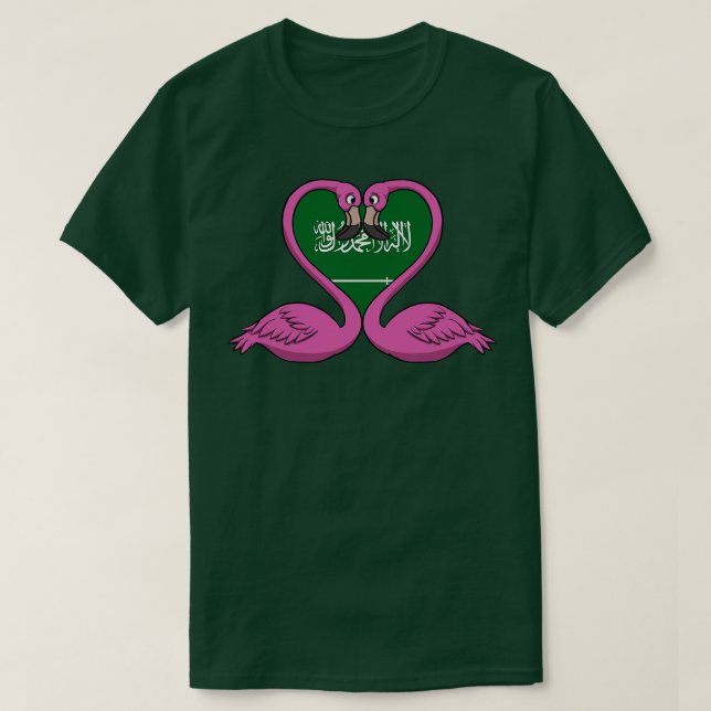 Flamingo Saudiarabien T Shirt (Design framsida)