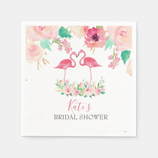 Flamingo servetter (Framsidan)