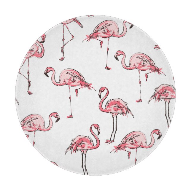 Flamingo Sketch: Tropical Vintage Mönster. (Framsidan)