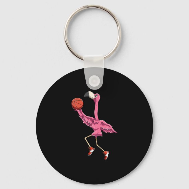 Flamingo Sketll Flamingo Lekande Sketll Flamingo  Nyckelring (Framsida)