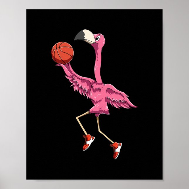 Flamingo Sketll Flamingo Playing Sketll Flamingo  Poster (Framsidan)