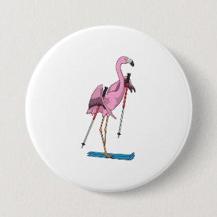 Flamingo Skier Ski Knapp