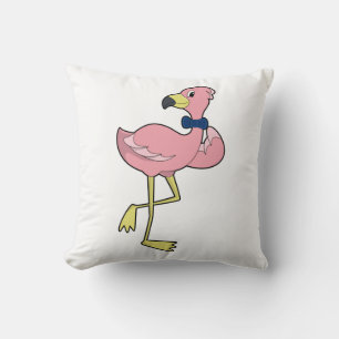 Flamingo som gentleman med Tie Kudde