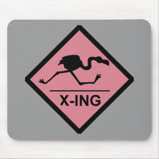 Flamingo som korsar Mousepad Musmatta