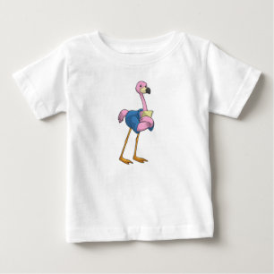 Flamingo som sekreterare vid Anteckningsblocket T Shirt