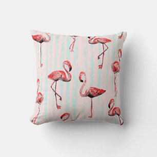 Flamingo, sömlös mönster kudde