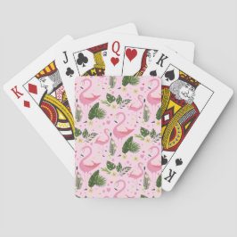 Flamingo Sommar Kollektion Ett Design 8 Casinokort