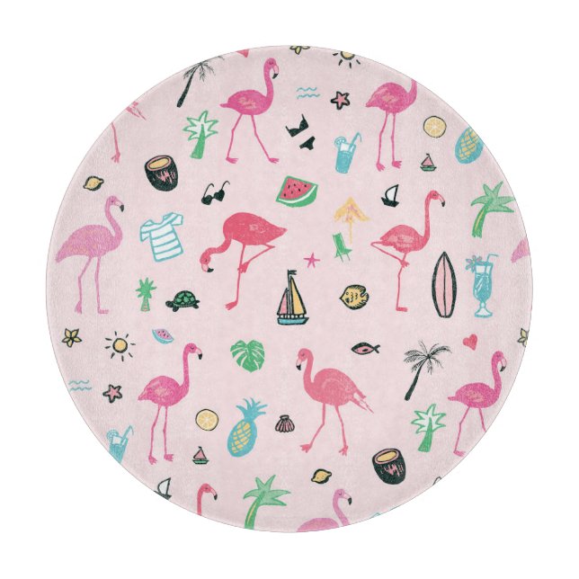 Flamingo Sommar: Vibrant Bird Mönster (Framsidan)
