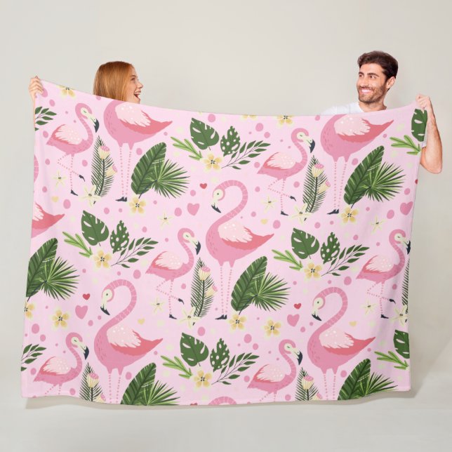 Flamingo Sommarsamling 1 Design 8 Fleecefilt (På plats)