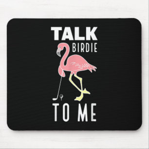 Flamingo spelar Golf Talk Birdie mot mig Golfing F Musmatta