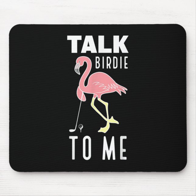 Flamingo spelar Golf Talk Birdie mot mig Golfing F Musmatta (Framsidan)