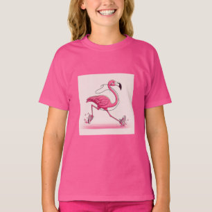 Flamingo Springa Shoes Mark Girls' T-Shirt