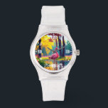 Flamingo Stående i Sjön-36547 Armbandsur<br><div class="desc">Flamingo Stående i Sjön-36547</div>