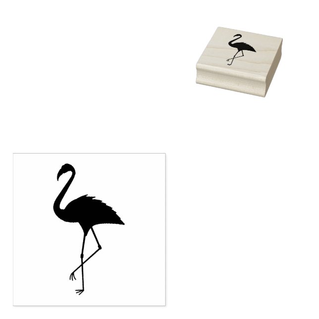 Flamingo Stämpel (Stämplad)