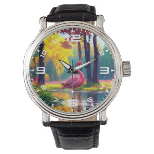 Flamingo ständiga i Sjö-365476 Armbandsur