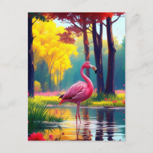 Flamingo ständiga i Sjö-365476 Vykort