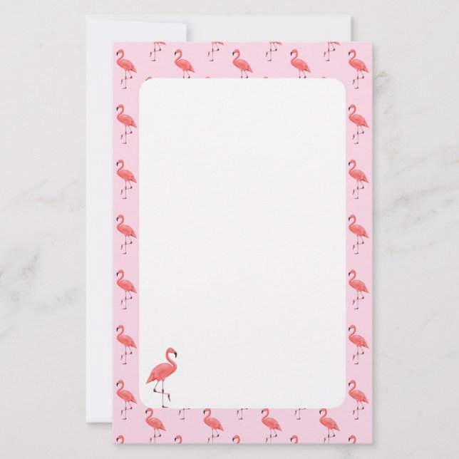 Flamingo Stationery Papper (Framsida)