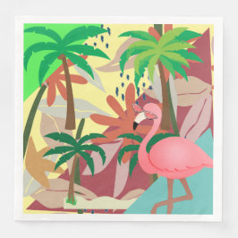 Flamingo Summer Thavier Pappersservett