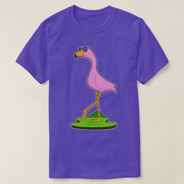 Flamingo Sunglass T Shirt (Design framsida)