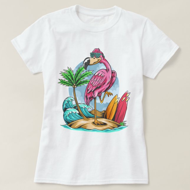 Flamingo T Shirt (Design framsida)