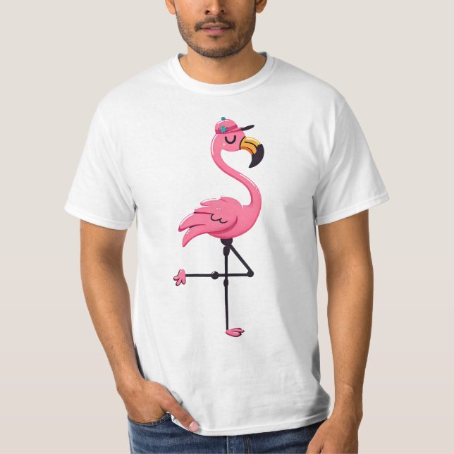 Flamingo T Shirt (Framsida)