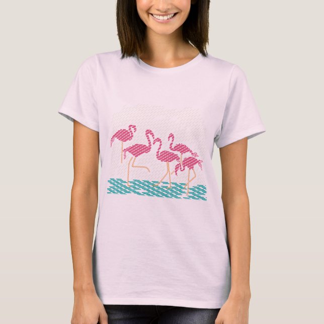 flamingo t shirt (Framsida)