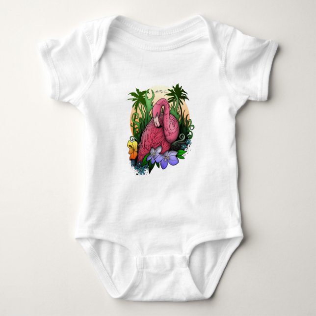 Flamingo T Shirt (Framsida)