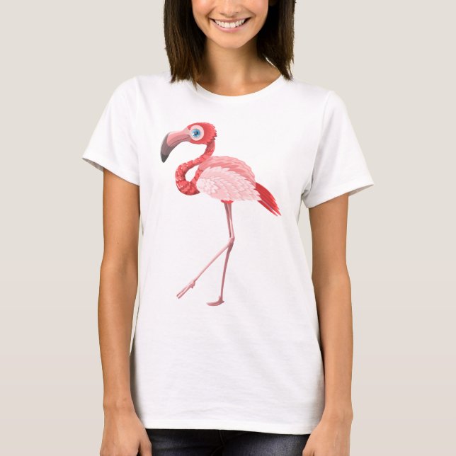 Flamingo T Shirt (Framsida)