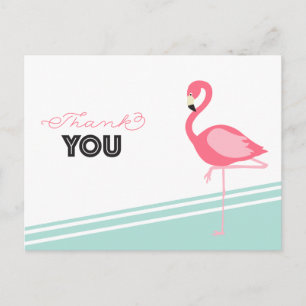 Flamingo Tack vykort