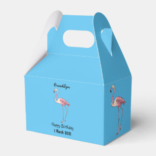 Flamingo-tecknad Presentaskar