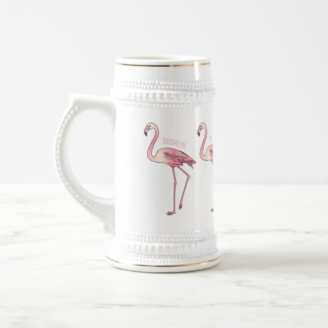 Flamingo-tecknad Sejdel (Vänster)