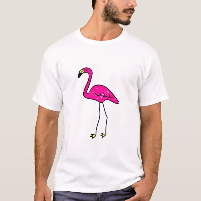 flamingo tee shirt (Framsida)
