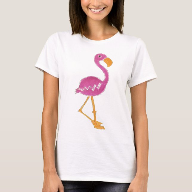 Flamingo Tee Shirt (Framsida)