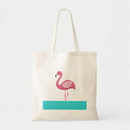 Flamingo Tote Tygkasse