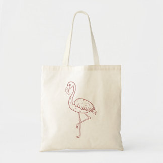 Flamingo Totebag Tygkasse