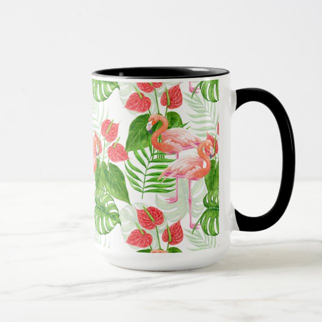 Flamingo trädgård mugg (Höger)