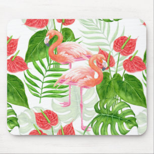 Flamingo trädgård musmatta