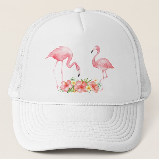 Flamingo Tropical Baseball Cap Keps (Framsida)
