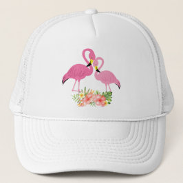 Flamingo Tropical Baseball Cap Truckerkeps