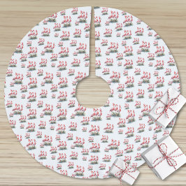 Flamingo Tropical Jul Julgransmatta Borstad Polyester