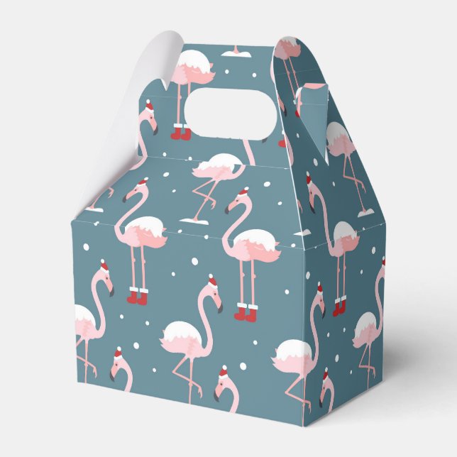 Flamingo Tropical Jul Presentaskar (Framsidan Sidan)