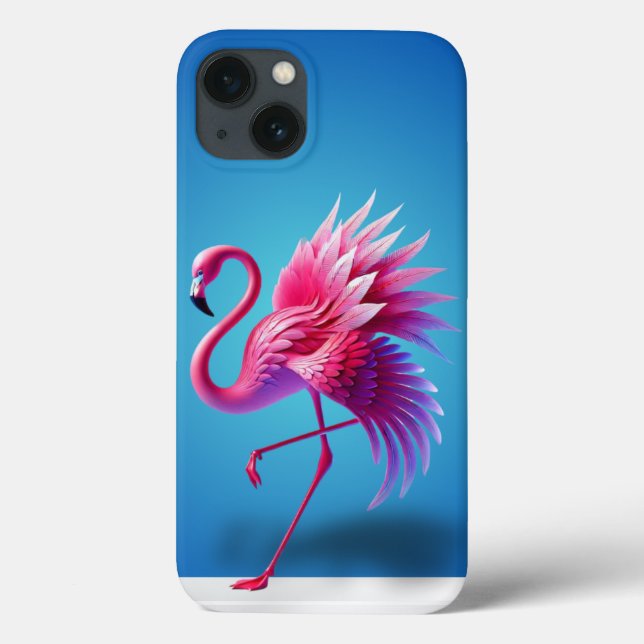 Flamingo Tropical Phone Case (Baksida)