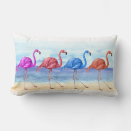 Flamingo Tropical Pillow Lumbarkudde