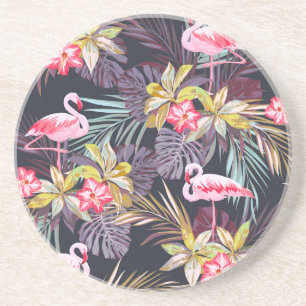Flamingo Tropical: Sommarsömlös Mönster Underlägg